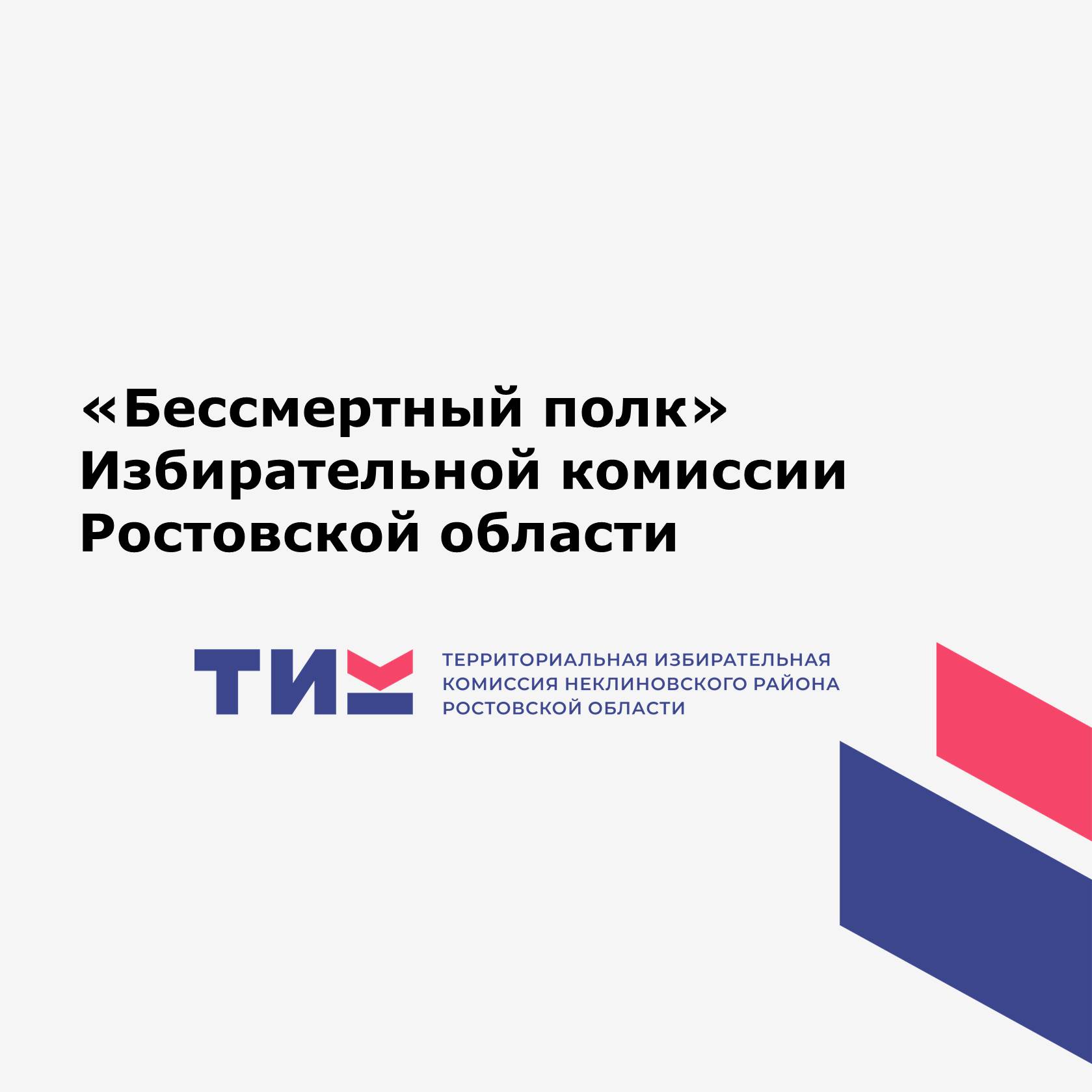 «Бессмертный полк» Избирательной комиссии Ростовской области